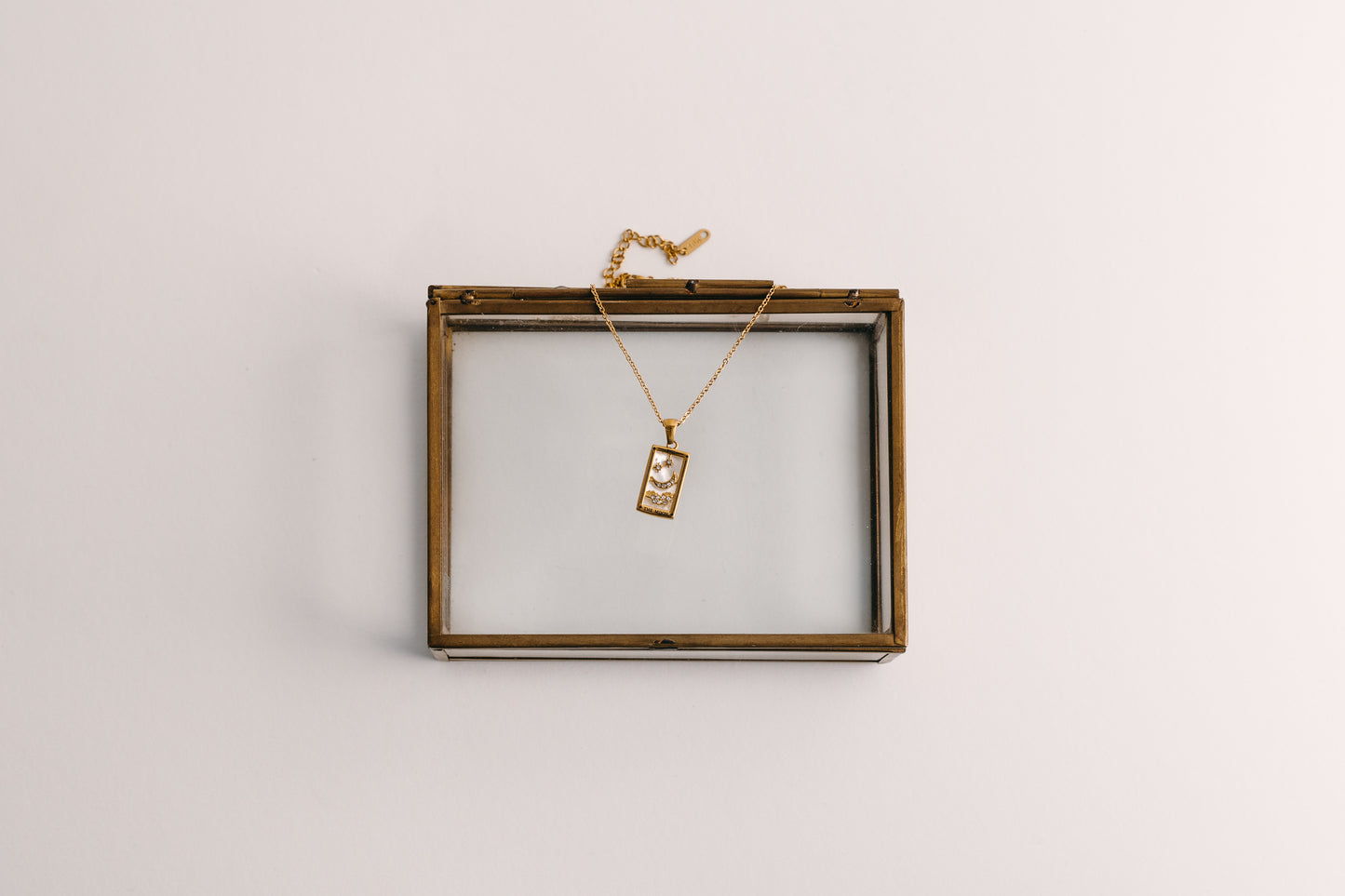 The Moon Tarot Card Necklace