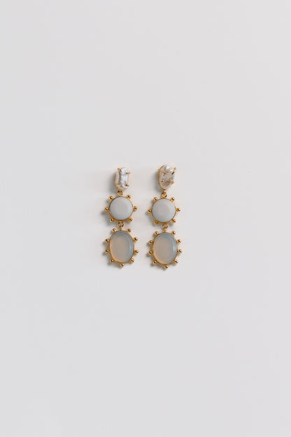 Aquarius Multi Stone Earrings