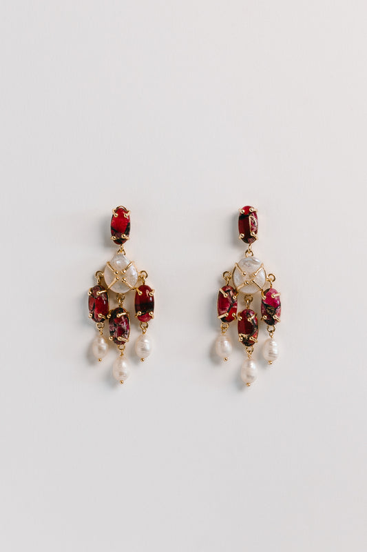 Ara Ruby Earrings