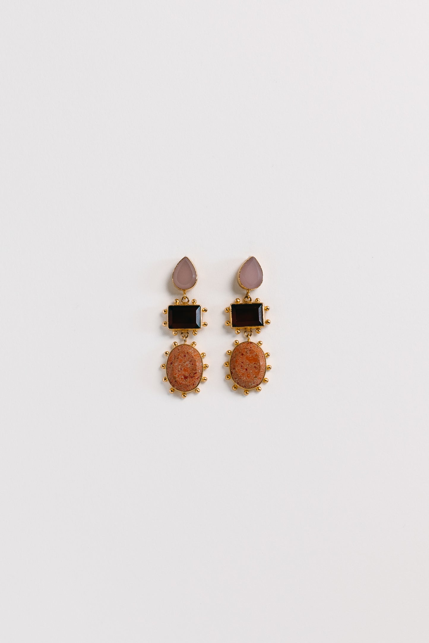 Aries Multi Stone Earrings