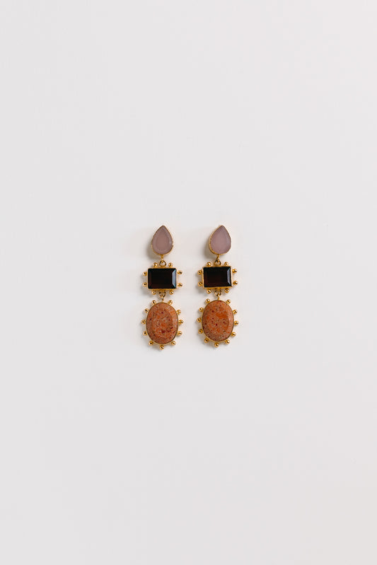 Aries Multi Stone Earrings