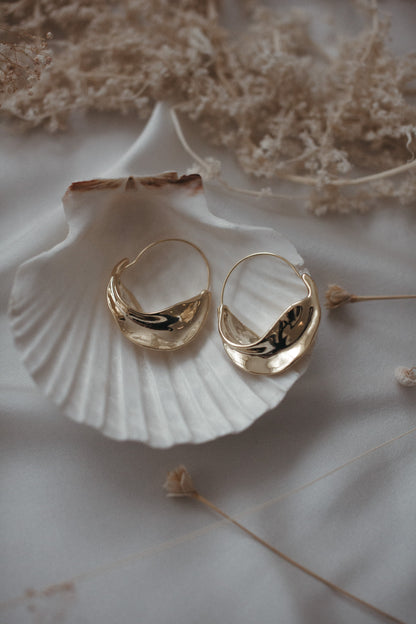 Astra Textured Hoops