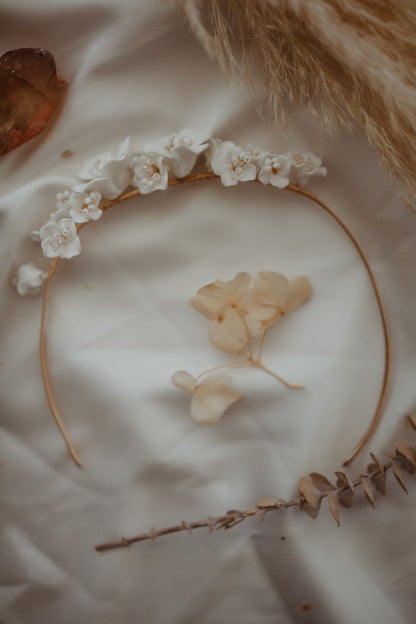 Violet Porcelain Headpiece | Headpiece | Sadie Bosworth Atelier