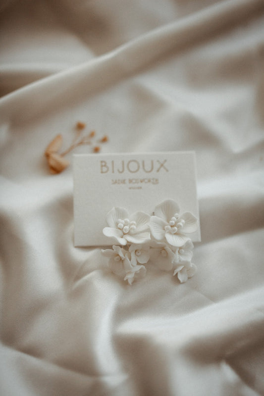Peony Cluster Earrings | Earrings | Sadie Bosworth Atelier