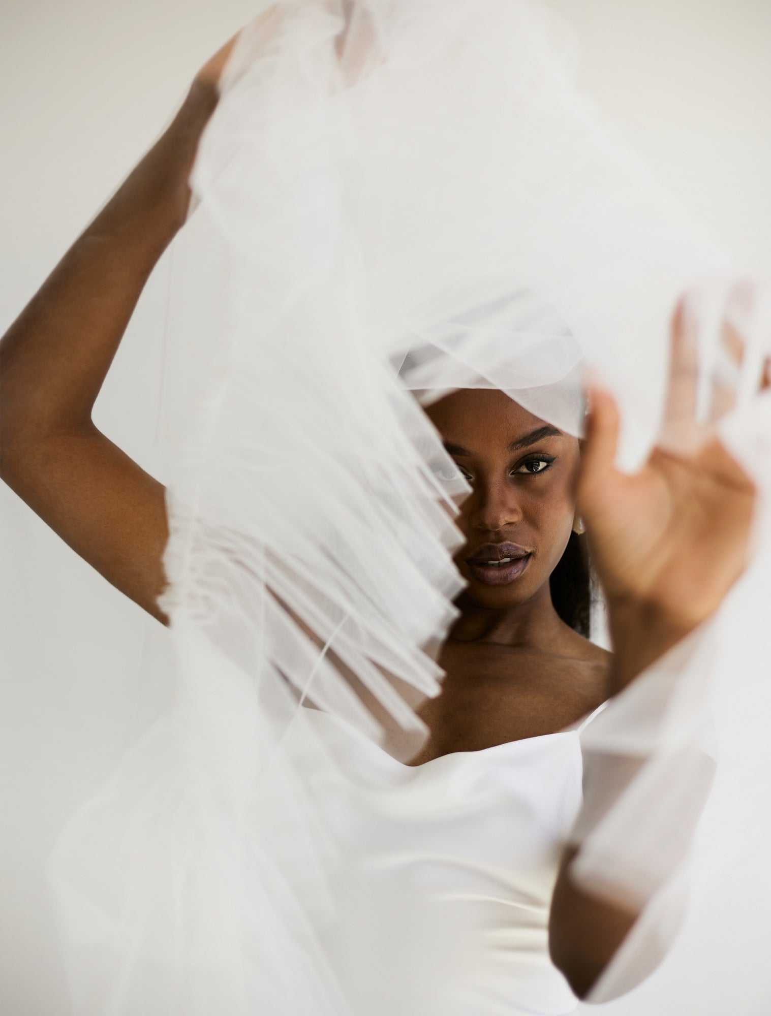 Ruffle Edge Veil | Veils | Sadie Bosworth Atelier