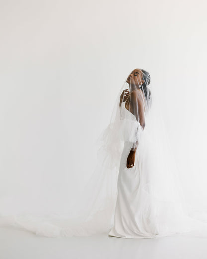 Ruffle Edge Veil | Veils | Sadie Bosworth Atelier