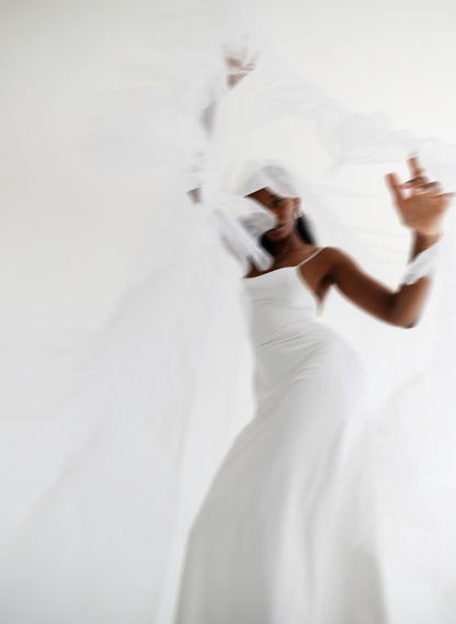 Ruffle Edge Veil | Veils | Sadie Bosworth Atelier