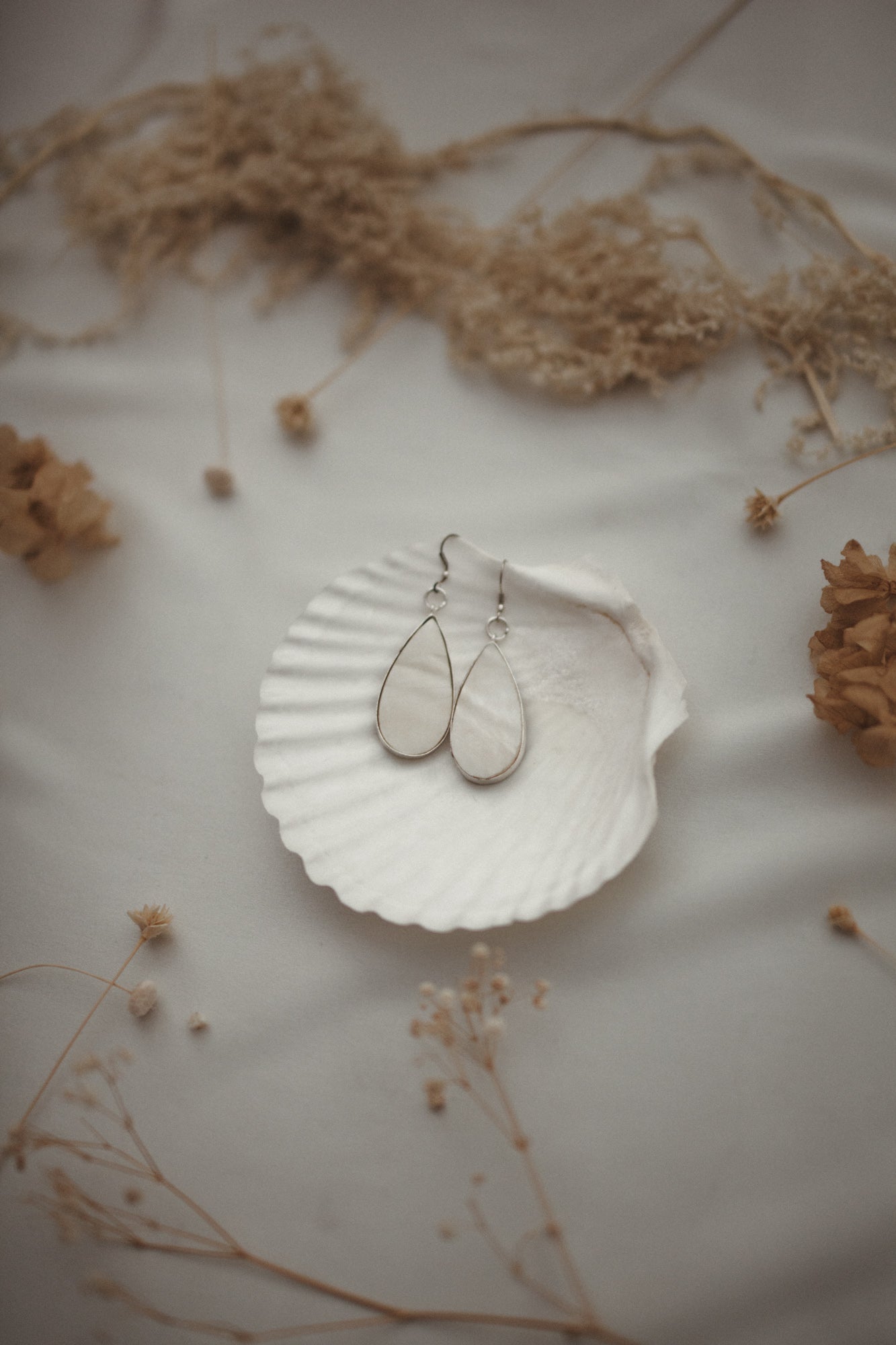 Delilah Chalcedony Stone Earrings