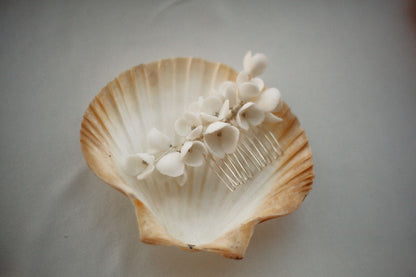 Blossom Porcelain Hair Combs
