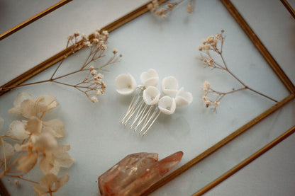 Blossom Porcelain Hair Combs