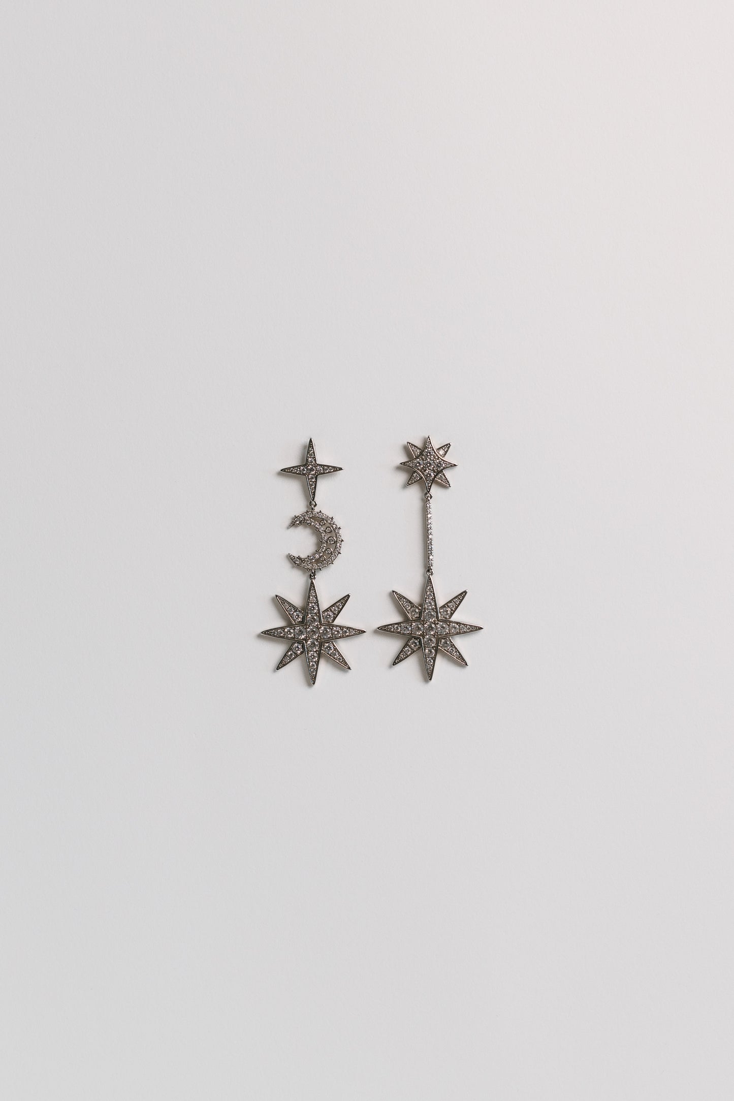 Capricorn Celestial Diamante Earrings