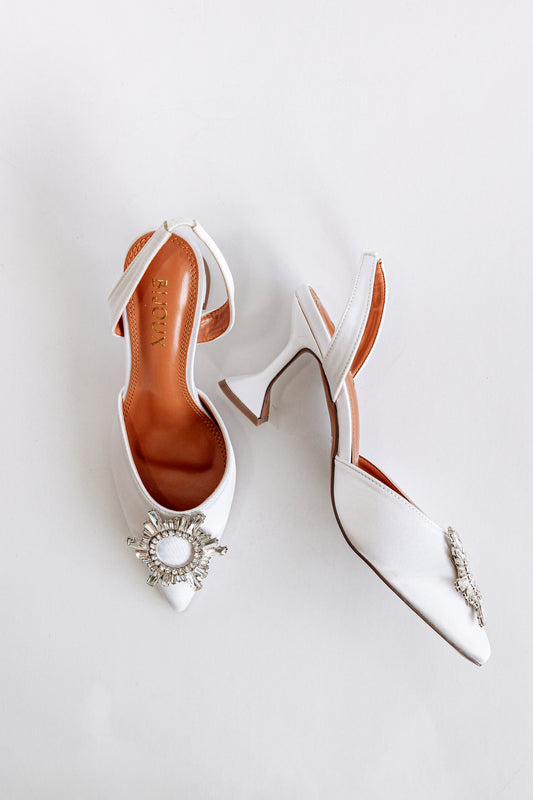 Daria Slingbacks with Rhinestone Detail