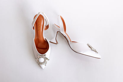 Daria Slingbacks with Rhinestone Detail