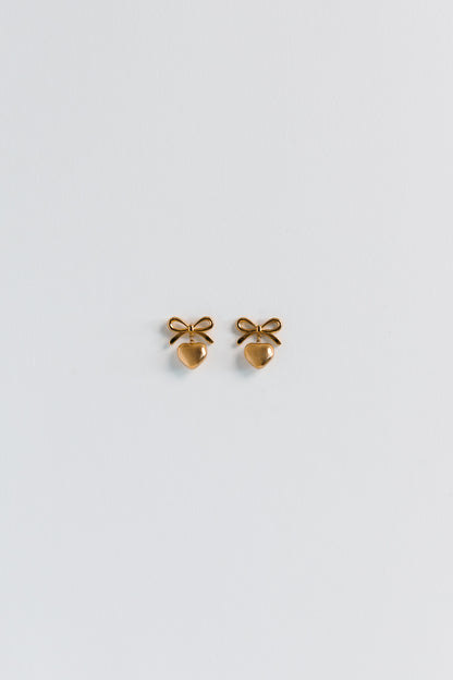 Dolce Gold Heart Earrings