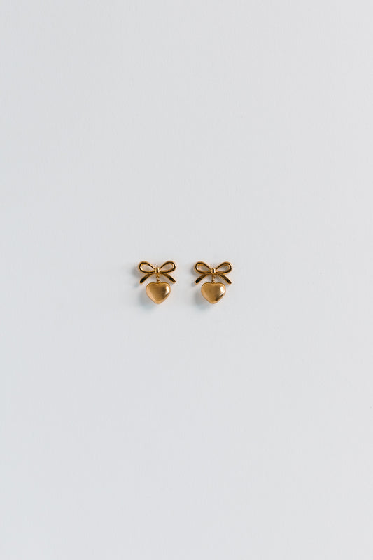 Dolce Gold Heart Earrings