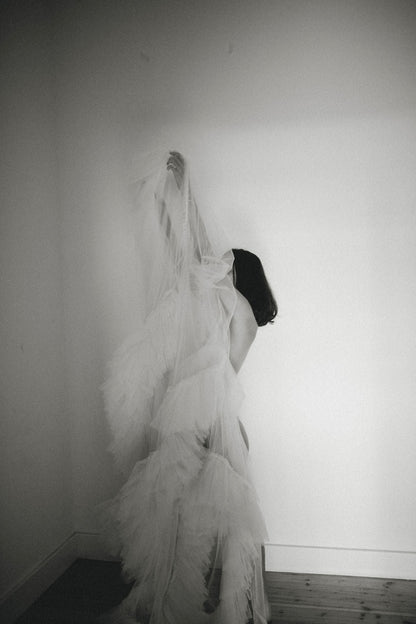 Blush Tulle Robe | Gown | Sadie Bosworth Atelier