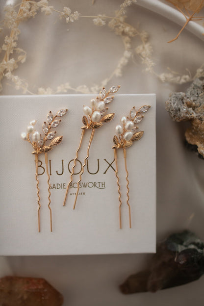 Gemini Hair Pins | Hair Clip | Sadie Bosworth Atelier