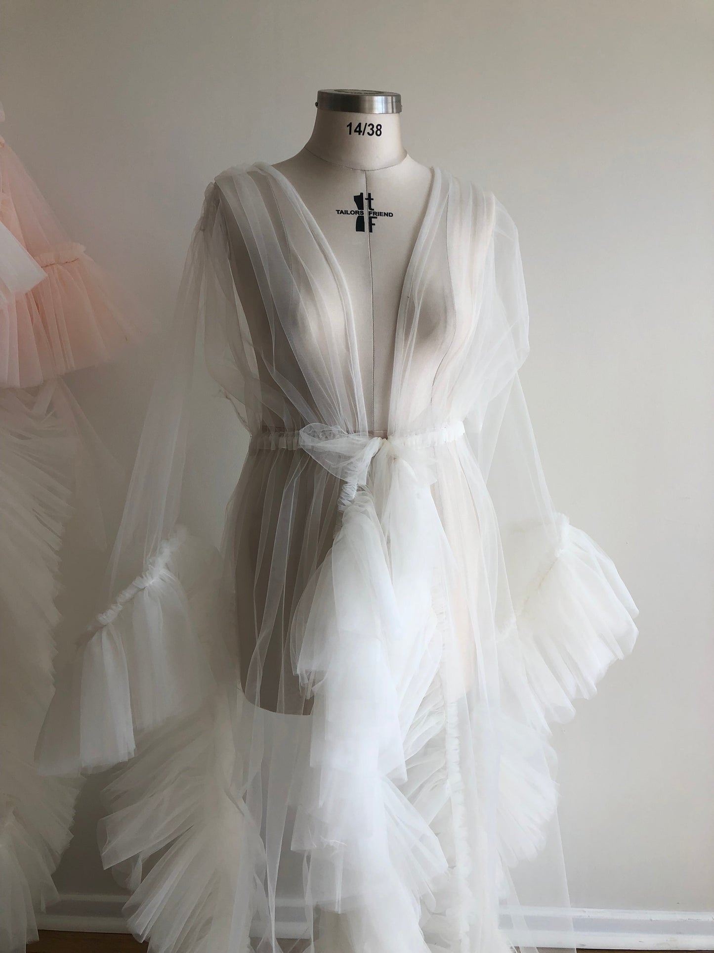 Ivory Tulle Robe Curve | Gown | Sadie Bosworth Atelier