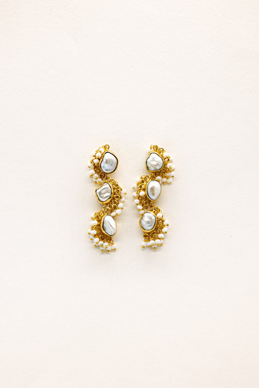 Mara Luna Pearl Drop Earrings