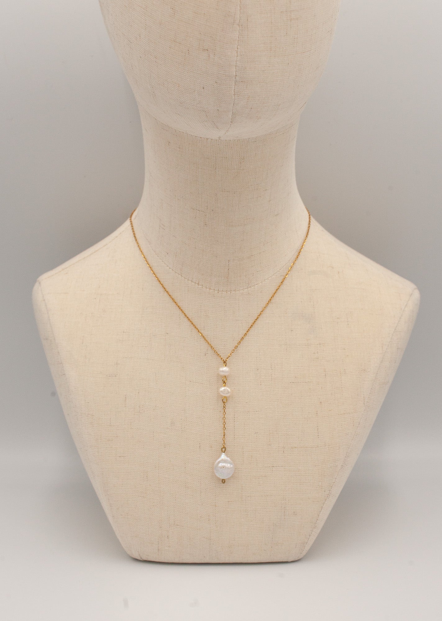 Maya Pearl Drop Necklace