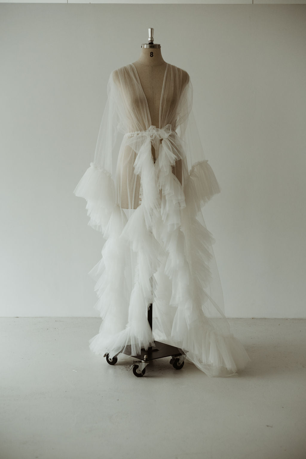 Ivory Tulle Robe Curve | Gown | Sadie Bosworth Atelier