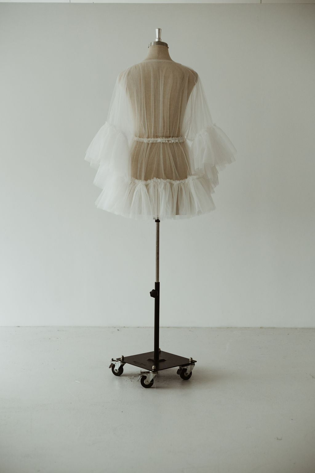 Ivory Tulle Robe Mini | Gown | Sadie Bosworth Atelier