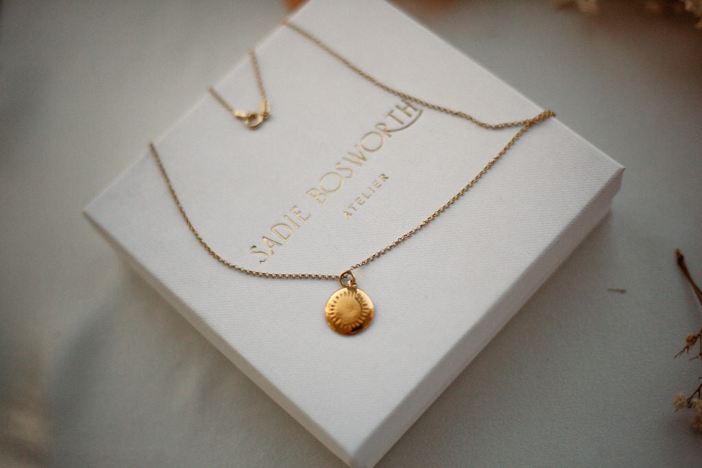 Solar Necklace Gold