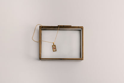 The Lovers Tarot Card Necklace