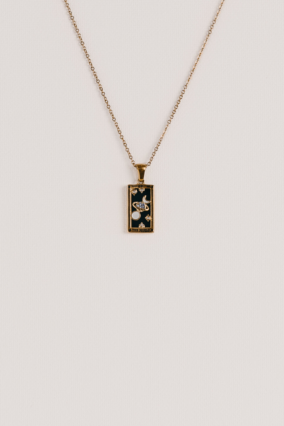 The World Tarot Card Necklace