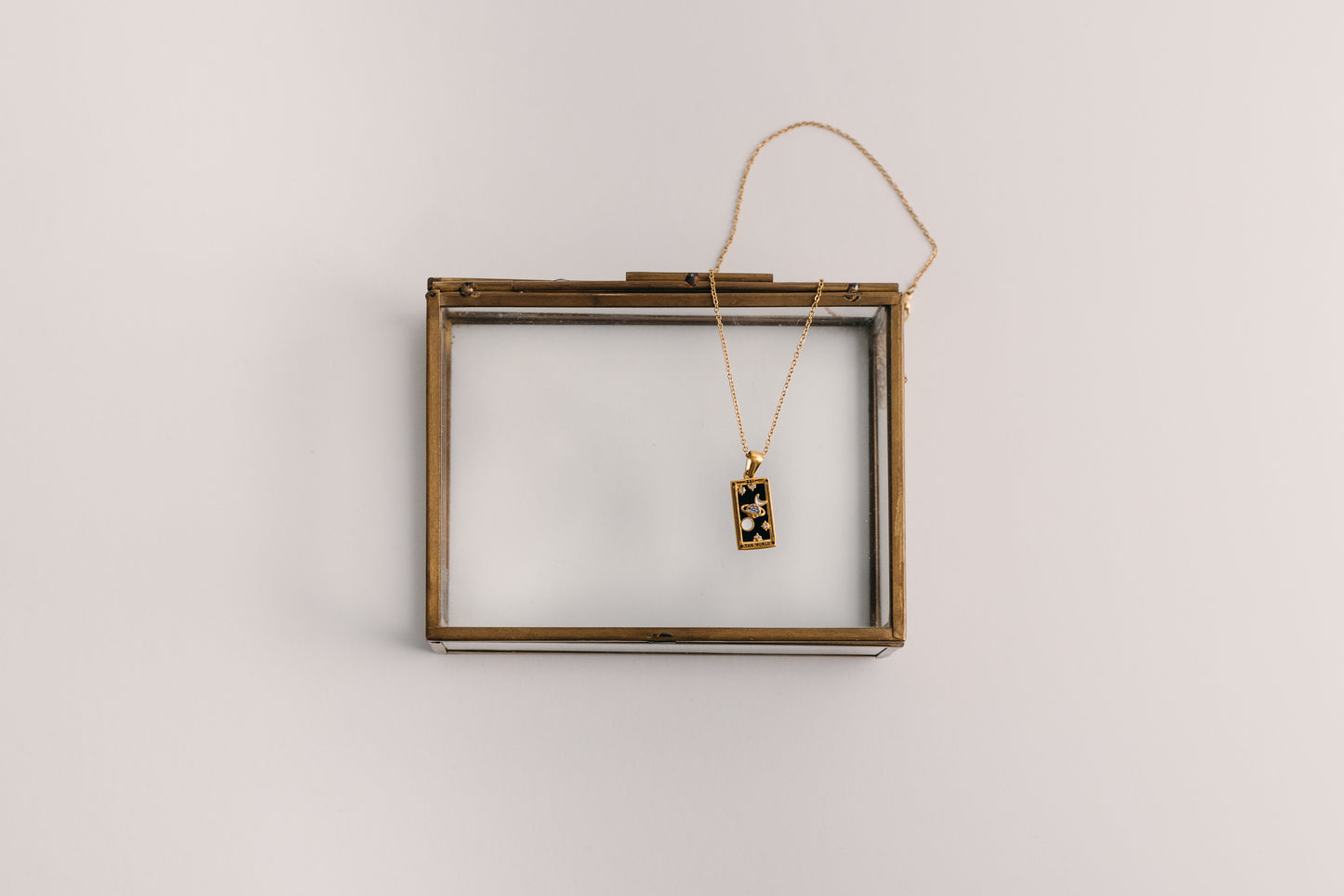 The World Tarot Card Necklace