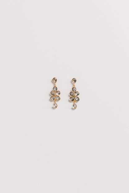 Virgo Crystal Quartz Earrings