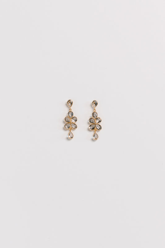 Virgo Crystal Quartz Earrings